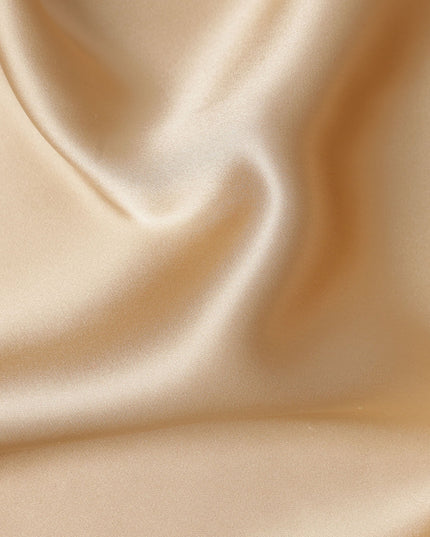 Champagne Beige Silk Satin Fabric 110cm