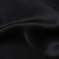Black Silk Satin Fabric 110cm Premium