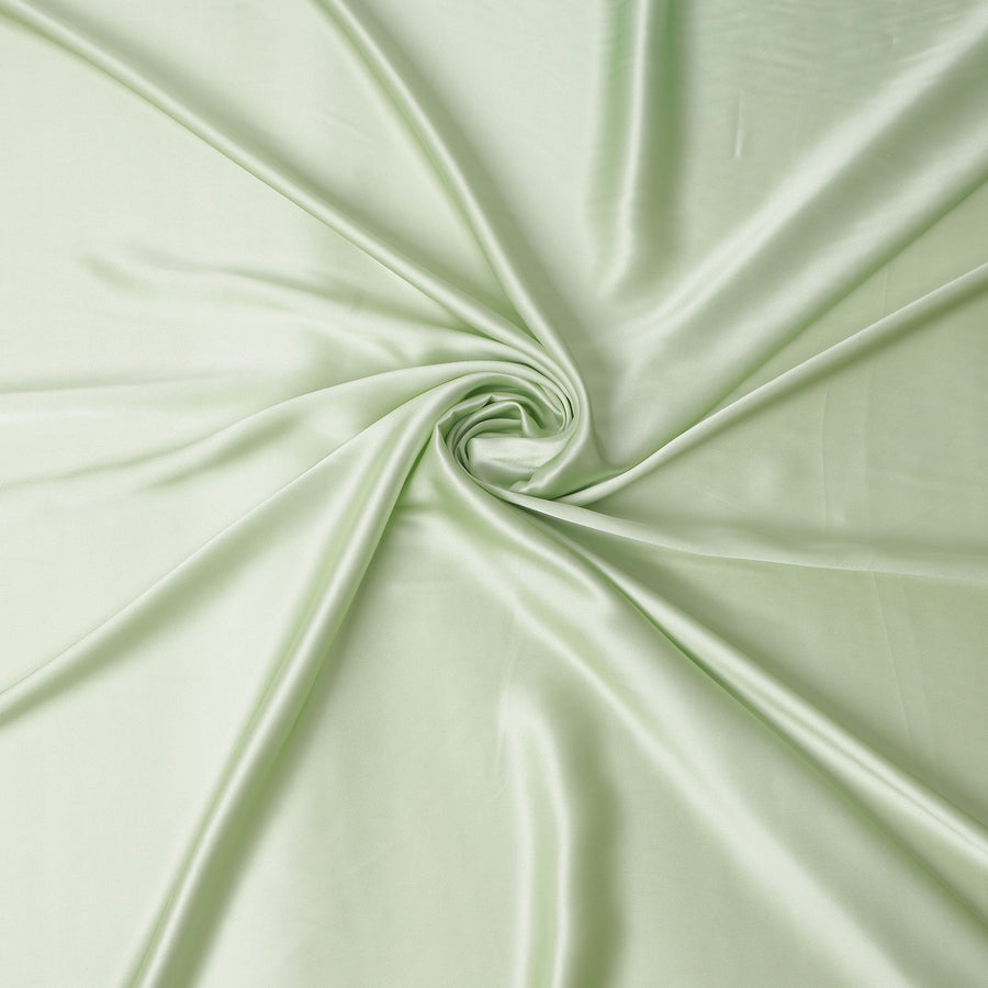 Mint Green Silk Satin Fabric 110cm