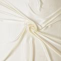 Ivory White Silk Satin Fabric 110cm