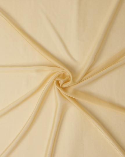 Soft Beige Pure Silk Chiffon Fabric 110cm | Chinese Silk