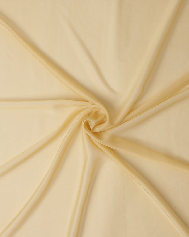 Soft Beige Pure Silk Chiffon Fabric 110cm | Chinese Silk