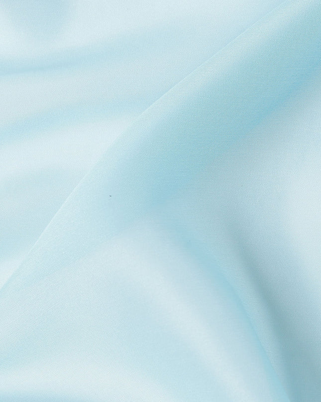 Baby Blue Pure Silk Chiffon Fabric 110cm | Chinese Silk
