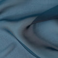 Teal Blue Pure Silk Chiffon Fabric 110cm | Chinese Silk