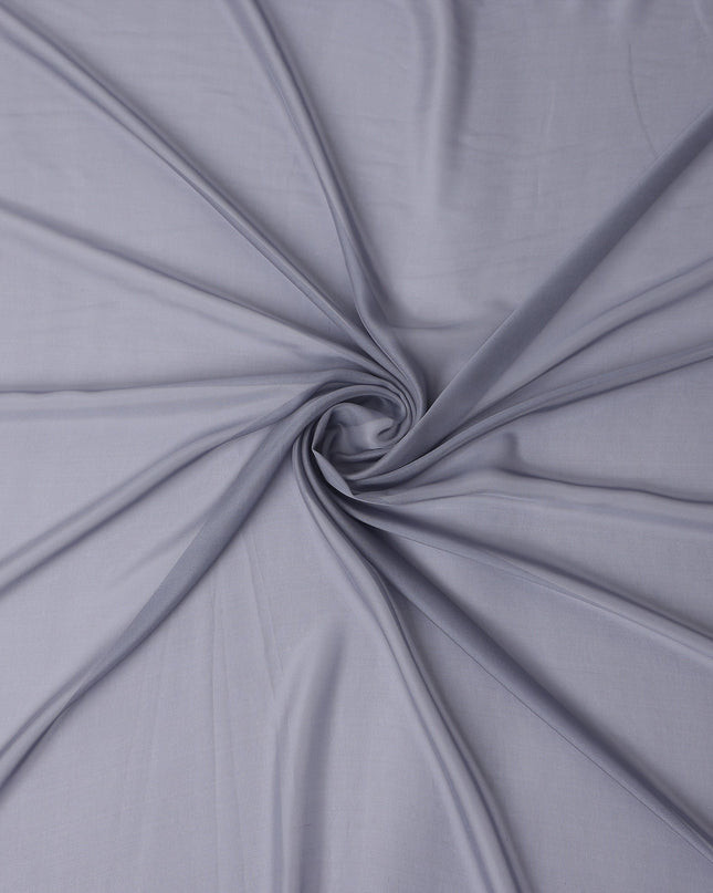 Lavender Grey Pure Silk Chiffon Fabric 110cm | Chinese Silk