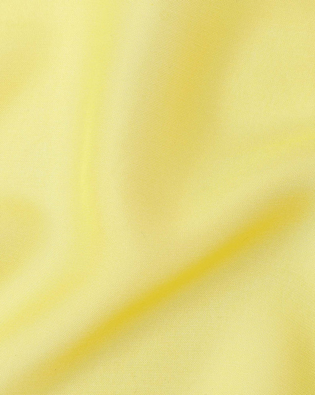 Pale Yellow Pure Silk Chiffon Fabric 110cm | Chinese Silk