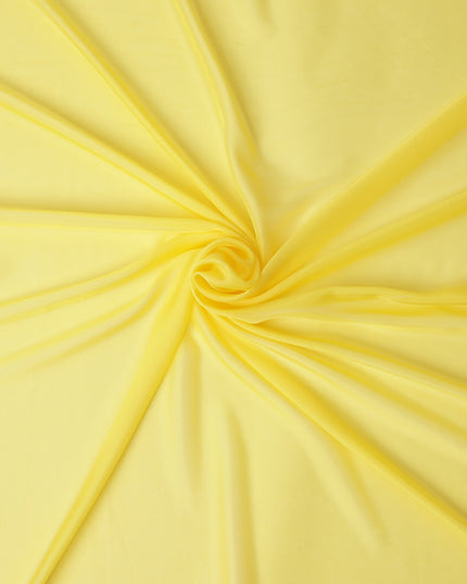 Pale Yellow Pure Silk Chiffon Fabric 110cm | Chinese Silk