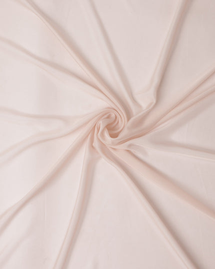 Pale Blush Pink Silk Chiffon Fabric 110cm