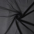 Black Silk Chiffon Fabric 110cm Premium