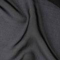 Black Silk Chiffon Fabric 110cm Premium