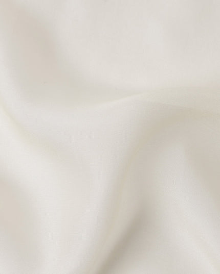 Ivory White Silk Chiffon Fabric 110cm