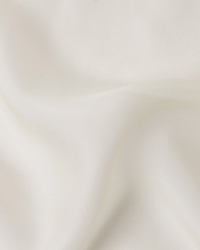Ivory White Silk Chiffon Fabric 110cm