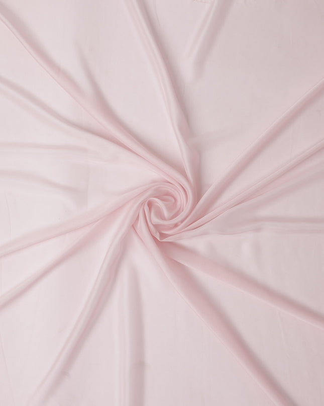 Blush Pink Silk Chiffon Fabric 110cm