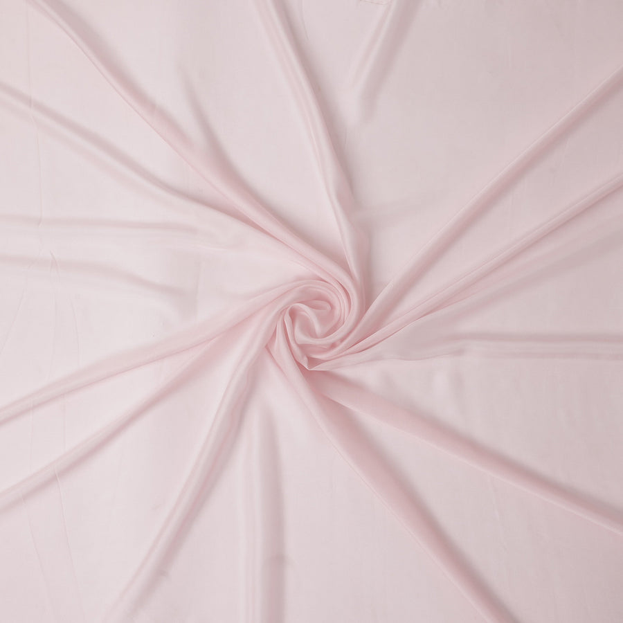 Blush Pink Silk Chiffon Fabric 110cm