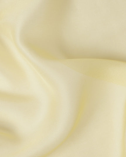 Pale Yellow Silk Chiffon Fabric 110cm