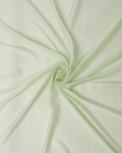Mint Green Silk Chiffon Fabric 110cm
