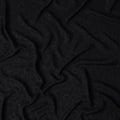 Jet Black Silk Crepe Jacquard Fabric 140cm