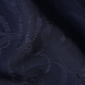 Navy Blue Silk Crepe Jacquard Fabric 140cm