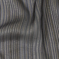 Charcoal Grey Metallic Silk Chiffon 110cm