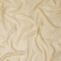 Cream Ivory Metallic Silk Chiffon 110cm