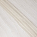 Ivory White Metallic Silk Chiffon 110cm
