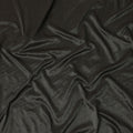 Charcoal Black Synthetic Tussar Embroidery Fabric 110cm