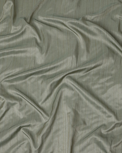 Sage Green Tussar Silk Fabric India 110cm