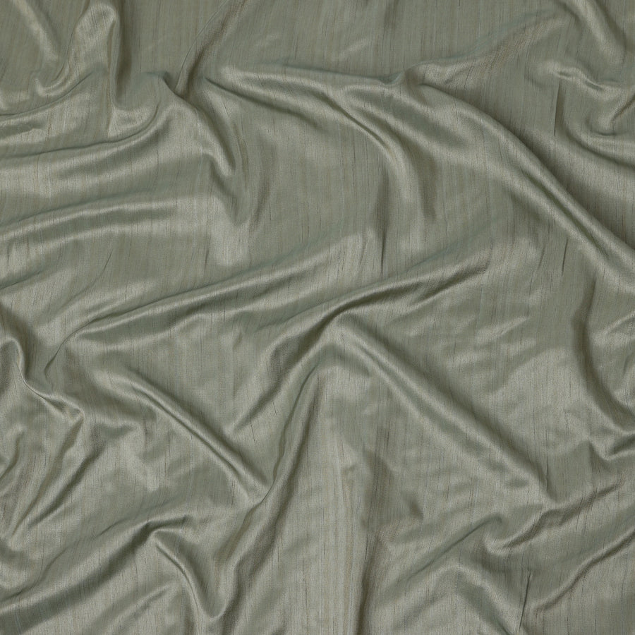 Sage Green Tussar Silk Fabric India 110cm