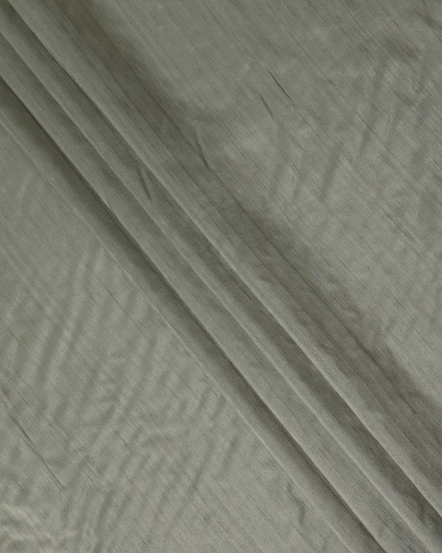Sage Green Tussar Silk Fabric India 110cm