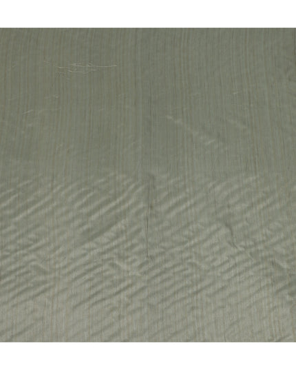 Sage Green Tussar Silk Fabric India 110cm