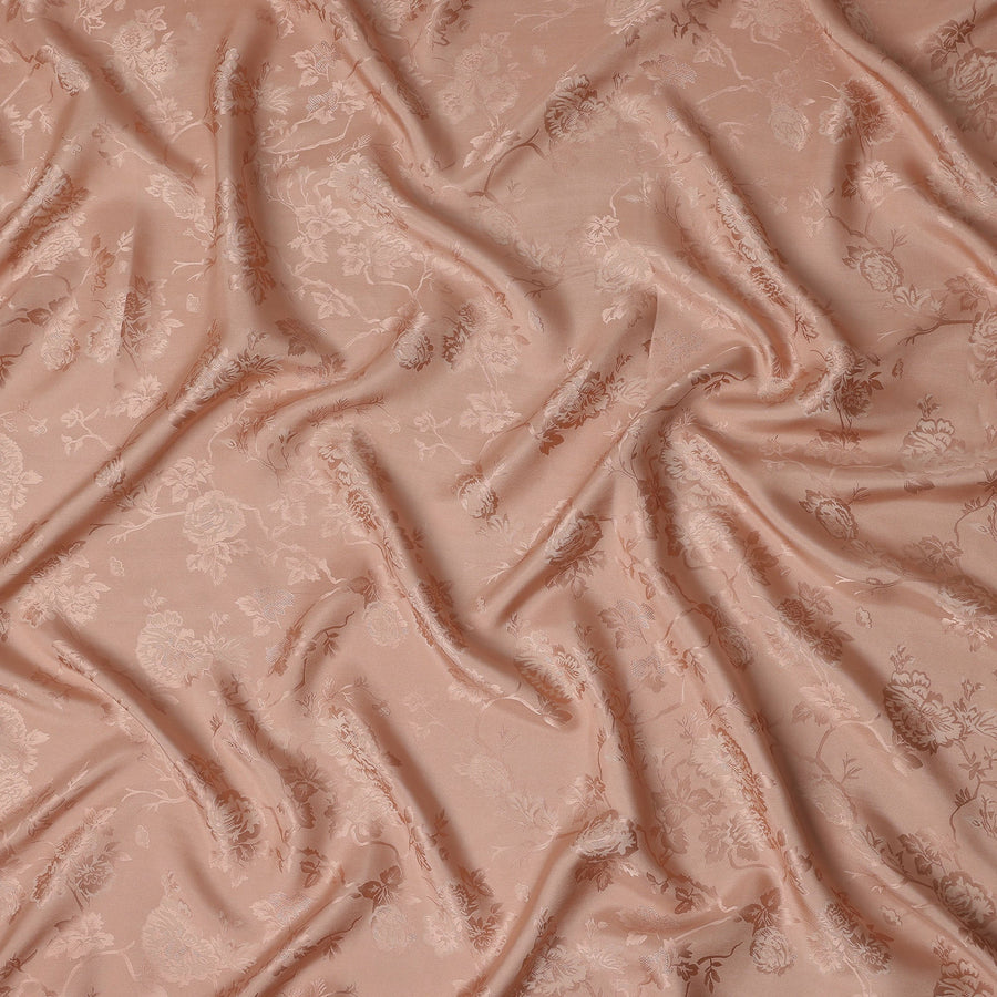 Dusty Blush Pink Self Tone Silk Satin Fabric 140cm