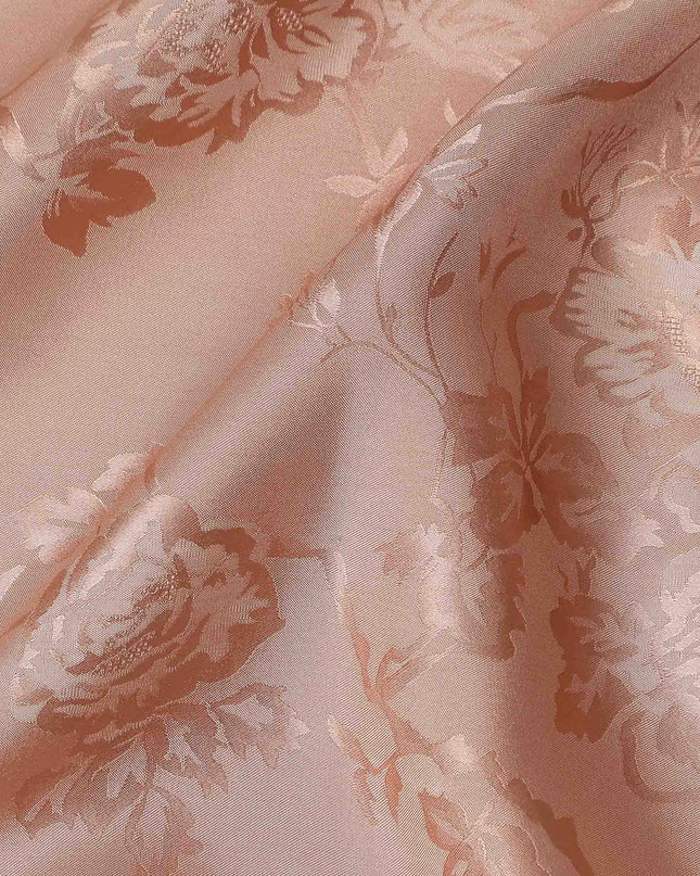 Dusty Blush Pink Self Tone Silk Satin Fabric 140cm