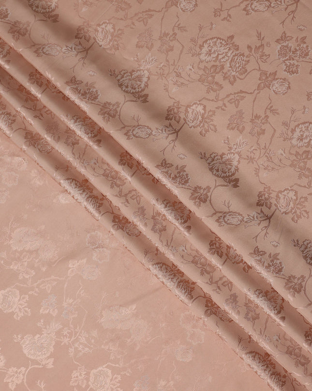 Dusty Blush Pink Self Tone Silk Satin Fabric 140cm