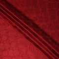 Cherry Red Self Tone Silk Satin Fabric 140cm