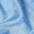 Sky Blue Self Tone Silk Satin Fabric 140cm