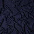 Navy Blue Self Tone Silk Satin Fabric 140cm