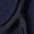 Navy Blue Self Tone Silk Satin Fabric 140cm