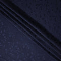 Navy Blue Self Tone Silk Satin Fabric 140cm