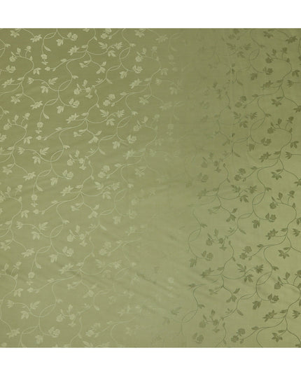 Sage Green Self Tone Silk Satin Fabric 140cm