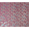 Dusty Rose Pink Bouquet Floral Silk Satin Fabric 110cm