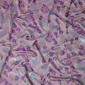Multicolor Rose Bouquet Floral Silk Satin Fabric 110cm