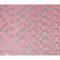 Blush Pink Bouquet Floral Silk Satin Fabric 110cm