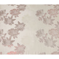 Cream Beige Floral Silk Satin Fabric 110cm