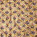 Yellow Fancy Embroidery Cotton Voile 150cm