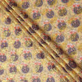 Yellow Fancy Embroidery Cotton Voile 150cm