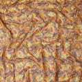 Orange Fancy Embroidery Cotton Voile 150cm