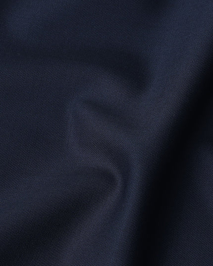 Navy Blue Wool Blend Suiting Fabric 150cm
