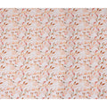 Buy Beige Floral Design Cotton Linen 140cm