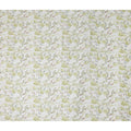 Buy White Leaf Design Cotton Linen 140cm