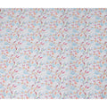 Buy White Leaf Design Cotton Linen 140cm